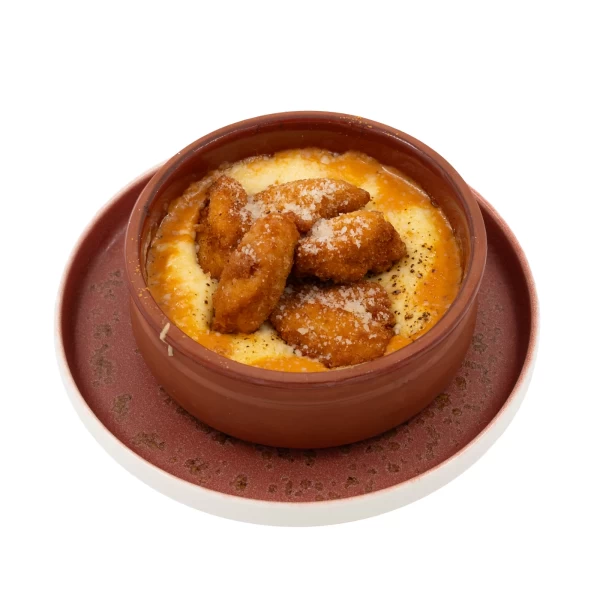 Crispy Chicken Σαγανάκι