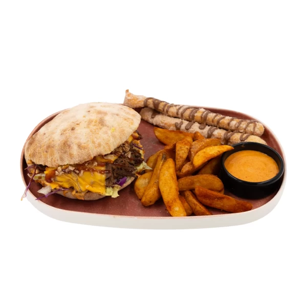 The Pulled Beef Burger